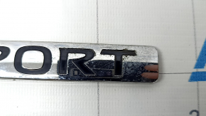 Nissan Rogue Sport 17-19 Tailgate Emblem Rogue Sport Useful Chrome