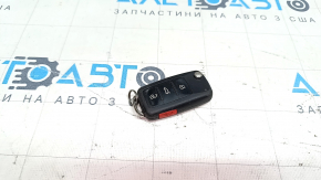 Key VW Passat b8 16-19 USA 4 buttons, folding, worn