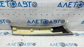 Front pillar trim upper left Audi A6 C7 16-18 rest, gray, crack, for dry cleaning, scratches