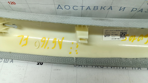 Front pillar trim upper left Audi A6 C7 16-18 rest, gray, crack, for dry cleaning, scratches