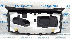 Rear shelf Audi A6 C7 16-18 rest without curtain, black, mount is peeled off, needs cleaning