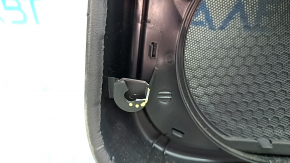 Door trim card front left Audi A6 C7 12-18 black, insert brown leather, scratches, bump, broken fastener