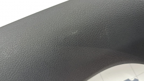 Upper trunk door trim Nissan Rogue Sport 17-19 black, broken fastening, whitened plastic, scratches