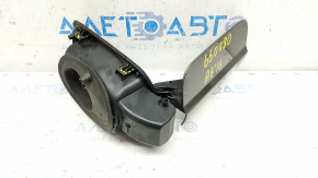 Fuel filler flap with housing Audi A6 C7 12-18 broken fasteners, seal dried out