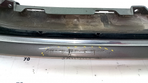 Bare front bumper Audi A6 C7 16-18 rest, graphite, for parking sensors, for headlight washers, scratches, scuffs