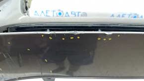 Bare front bumper Audi A6 C7 16-18 rest, graphite, for parking sensors, for headlight washers, scratches, scuffs