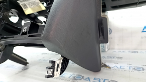 Torpedo front panel with AIRBAG Audi A6 C7 12-18 without projection, black, scratches, rusty pyropatron