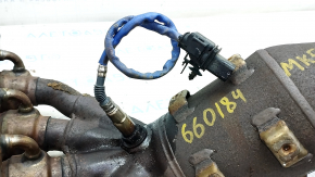 Exhaust manifold with catalyst Ford Fusion mk5 17-20 hybrid with lambda, mesh is torn, bolt is broken