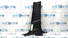 Center pillar trim lower left Nissan Rogue Sport 17-19- black, scratches