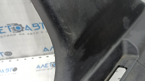 Center pillar trim lower left Nissan Rogue Sport 17-19- black, scratches