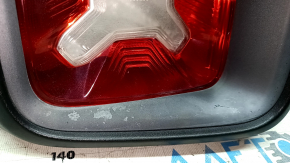 Left lamp Jeep Renegade 15-18 prerest graphite frame, frame burnt out
