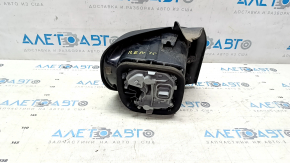 Right headlight Jeep Renegade 15-18 prerest graphite frame, frame burnt out, housing cracked