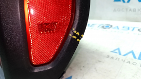 Right headlight Jeep Renegade 15-18 prerest graphite frame, frame burnt out, housing cracked