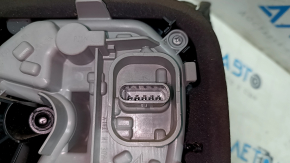 Right headlight Jeep Renegade 15-18 prerest graphite frame, frame burnt out, housing cracked