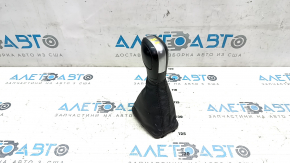 Gear knob VW Passat b8 16-19 USA leather black without shifter cover, scratch
