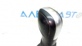 Gear knob VW Passat b8 16-19 USA leather black without shifter cover, scratch
