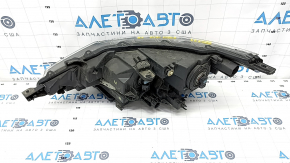 Headlight assembly front right Nissan Rogue Sport 17-19 halogen, with fasteners, scratches, sand, condensation inside