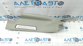 Door sill trim rear left inner Volvo XC90 16-22 with backlight, gray, scratches