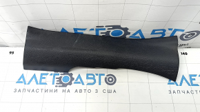 Door sill trim rear right Nissan Rogue Sport 17-19 black, scratches