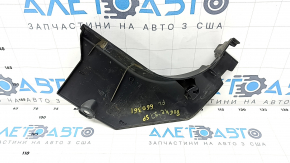 Front pillar trim lower left Nissan Rogue Sport 17-19 black, scratches, worn