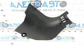 Front pillar trim lower right Nissan Rogue Sport 17-19 black, scratches, worn