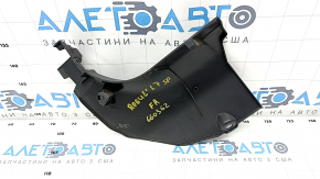 Front pillar trim lower right Nissan Rogue Sport 17-19 black, scratches, worn
