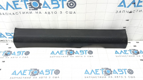Front right door sill trim Nissan Rogue Sport 17-19 black, scratches, broken mount
