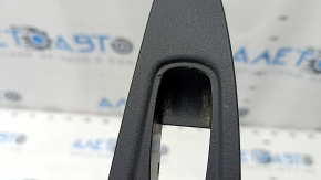 Rear left window lift control trim Nissan Rogue Sport 17-19 structure, black, scratches