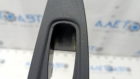 Rear left window lift control trim Nissan Rogue Sport 17-19 structure, black, scratches