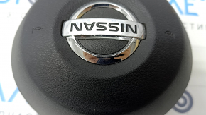 Airbag in steering wheel driver Nissan Rogue Sport 17-19 black, scratches, rusty squib