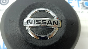 Airbag in steering wheel driver Nissan Rogue Sport 17-19 black, scratches, rusty squib
