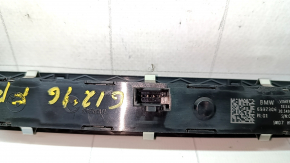 Front Right Passenger Seat Memory Control Panel BMW 7 G11 G12 16-19 3 Buttons Black, Black Overlay