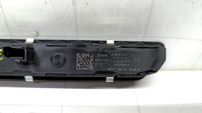 Front Right Passenger Seat Memory Control Panel BMW 7 G11 G12 16-19 3 Buttons Black, Black Overlay