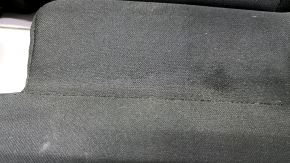 Rear row of seats 2nd row Nissan Rogue Sport 17-19 black cloth with gray insert, worn, scratches, dry cleanable