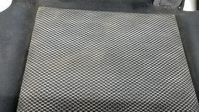 Rear row of seats 2nd row Nissan Rogue Sport 17-19 black cloth with gray insert, worn, scratches, dry cleanable