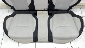 Rear row of seats 2nd row Subaru Forester 19- SK cloth black with gray, without armrest, for dry cleaning, rusty at the bottom