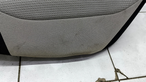 Rear row of seats 2nd row Subaru Forester 19- SK cloth black with gray, without armrest, for dry cleaning, rusty at the bottom