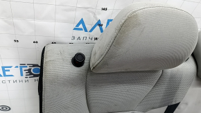 Rear row of seats 2nd row Subaru Forester 19- SK cloth black with gray, without armrest, for dry cleaning, rusty at the bottom