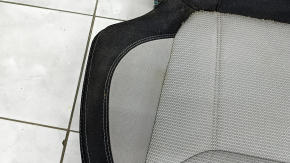 Rear row of seats 2nd row Subaru Forester 19- SK cloth black with gray, without armrest, for dry cleaning, rusty at the bottom
