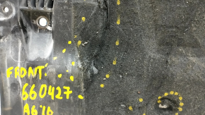 Front engine guard Audi A6 C7 12-18 is worn, broken, torn, pressed