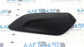 Center console trim side right Nissan Rogue Sport 17-19 upper, black, scratches