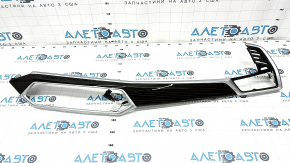 Front panel trim right BMW X5 G05 19-23 wood Alu Mesheffect
