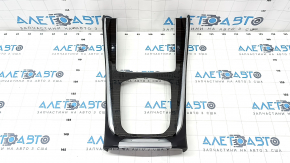 BMW X5 G05 19-22 center console trim black leather, trim p Alu Mesheffectod wood, scratches