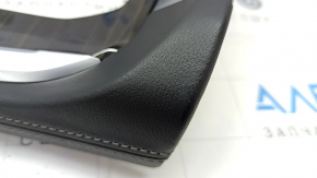 BMW X5 G05 19-22 center console trim black leather, trim p Alu Mesheffectod wood, scratches