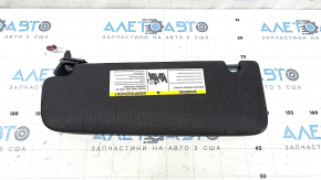 Right visor BMW 7 G11 G12 16-22 black, without hook