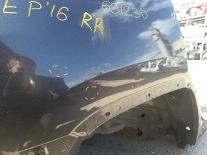 Quarter wing rear right Jeep Grand Cherokee WK2 11-21 on the body, graphite, dent, bumps