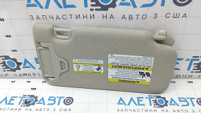 Left visor Subaru Forester 19-SK gray, without hook, for cleaning
