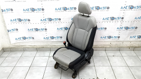 Driver's seat Subaru Forester 19- SK without airbag, mechanical, black with gray, rusty at the bottom, oxidized chips, for dry cleaning