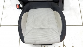 Driver's seat Subaru Forester 19- SK without airbag, mechanical, black with gray, rusty at the bottom, oxidized chips, for dry cleaning