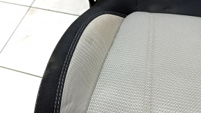 Driver's seat Subaru Forester 19- SK without airbag, mechanical, black with gray, rusty at the bottom, oxidized chips, for dry cleaning